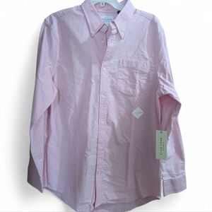 Five  Four Los Angeles Dress Shirt Sz Large Pink Long Sleeve Button Down M-012